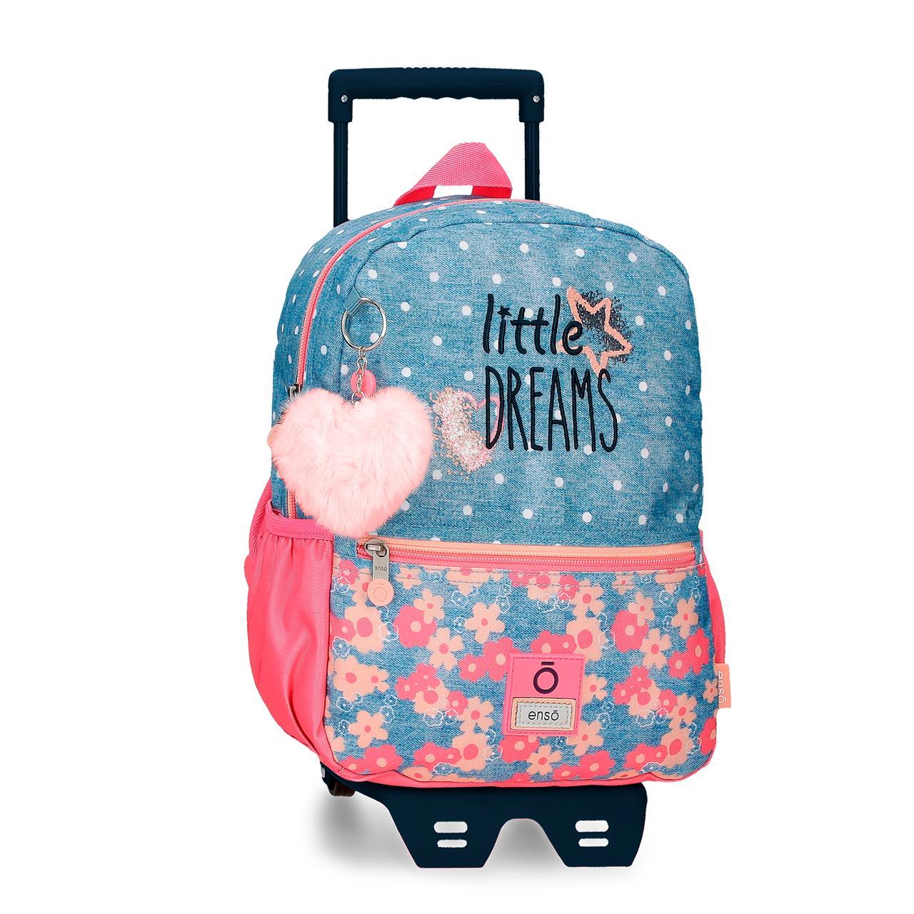 94923T1 Adapte a mochila. 32cm. C/carro. ENSO LITTLE DREAMS
