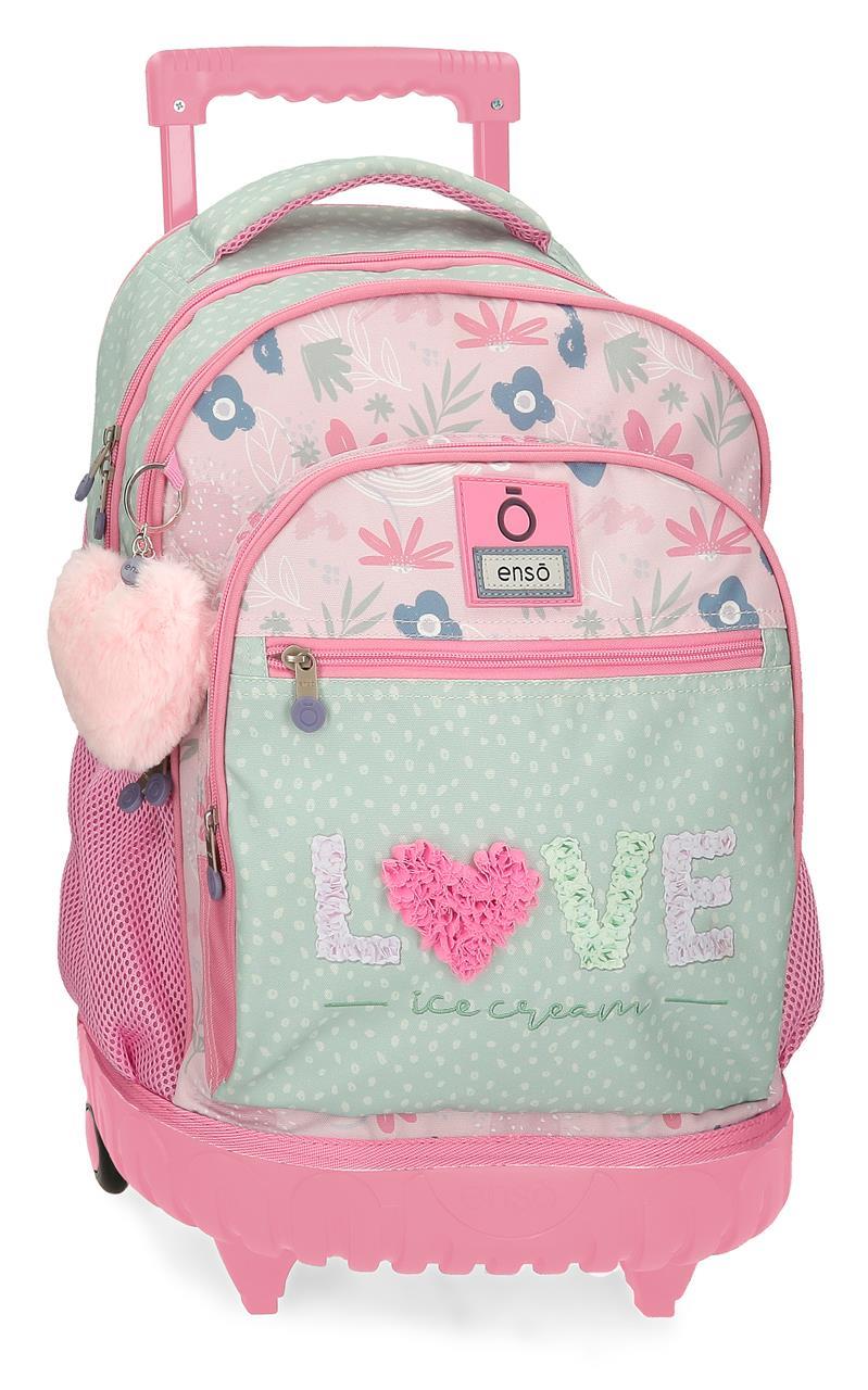 9562921 MOCHILA COMPACT 2R ENSO LOVE ICE CREAM