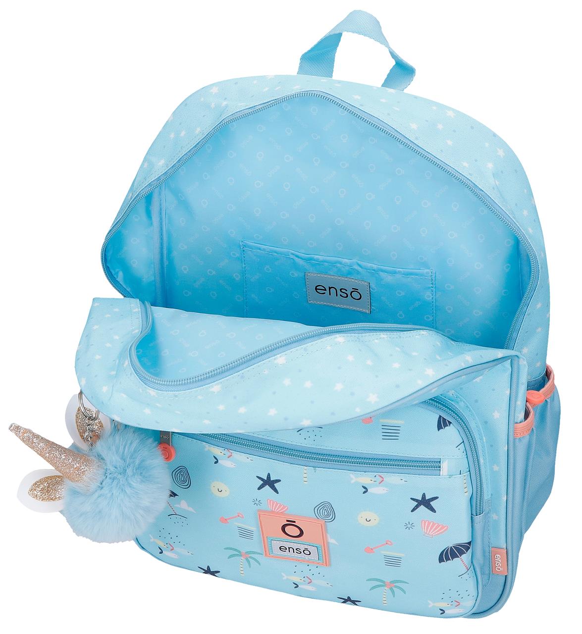 96324T2 Adapt Backpack. 38cm. C/Car. ENSO Magic Summer Blue