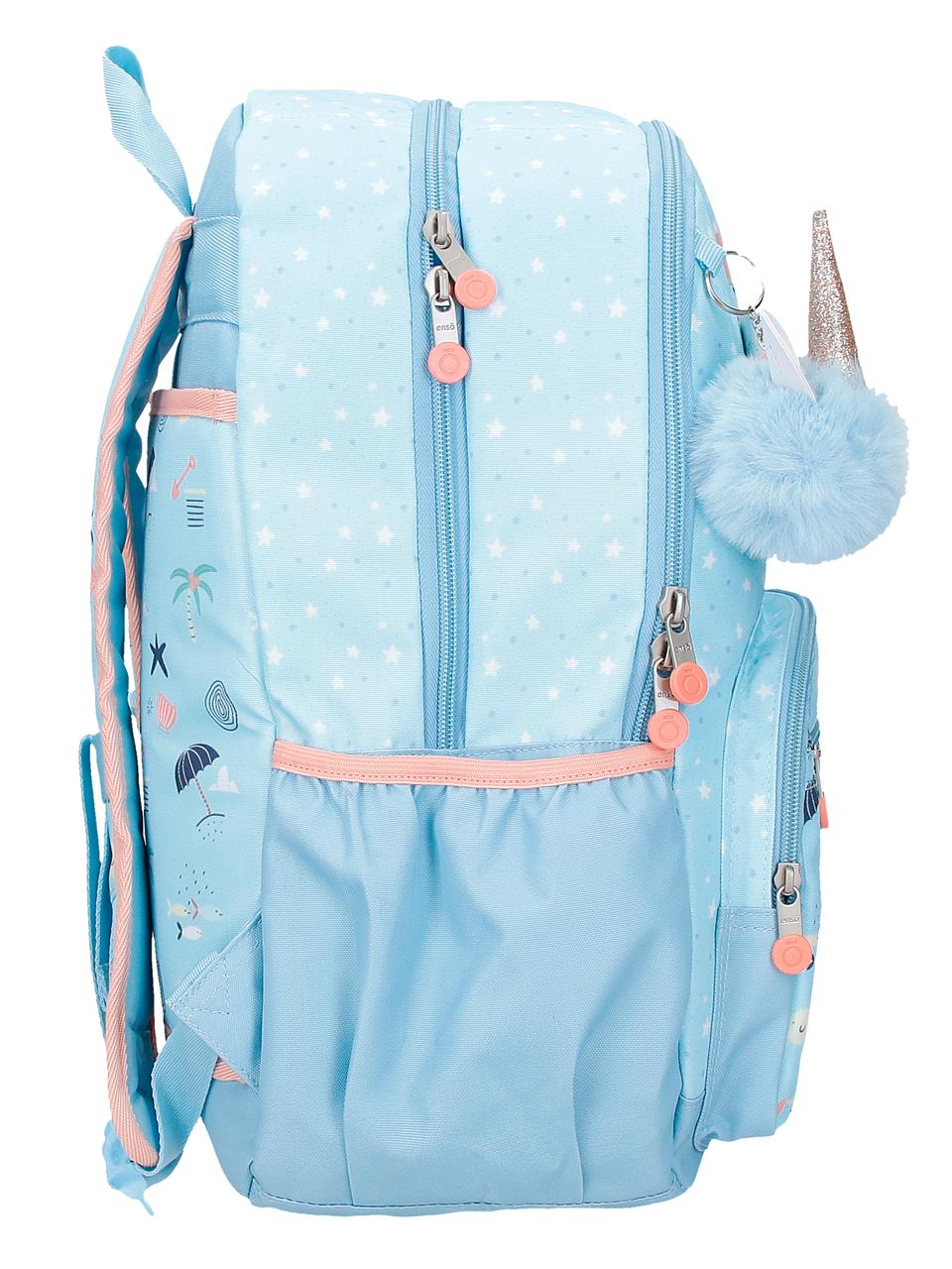 96327d2 Adatta Zackpack. 44 cm. ENSO Magic Summer Blue Claro
