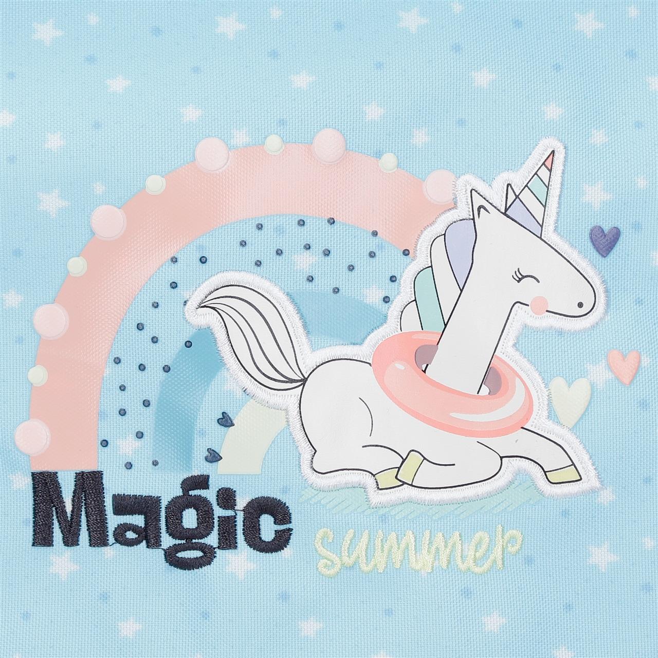 96327d2 Adatta Zackpack. 44 cm. ENSO Magic Summer Blue Claro