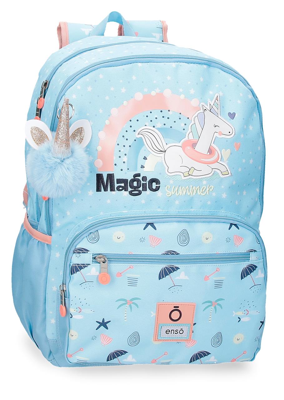96327d2 Adatta Zackpack. 44 cm. ENSO Magic Summer Blue Claro