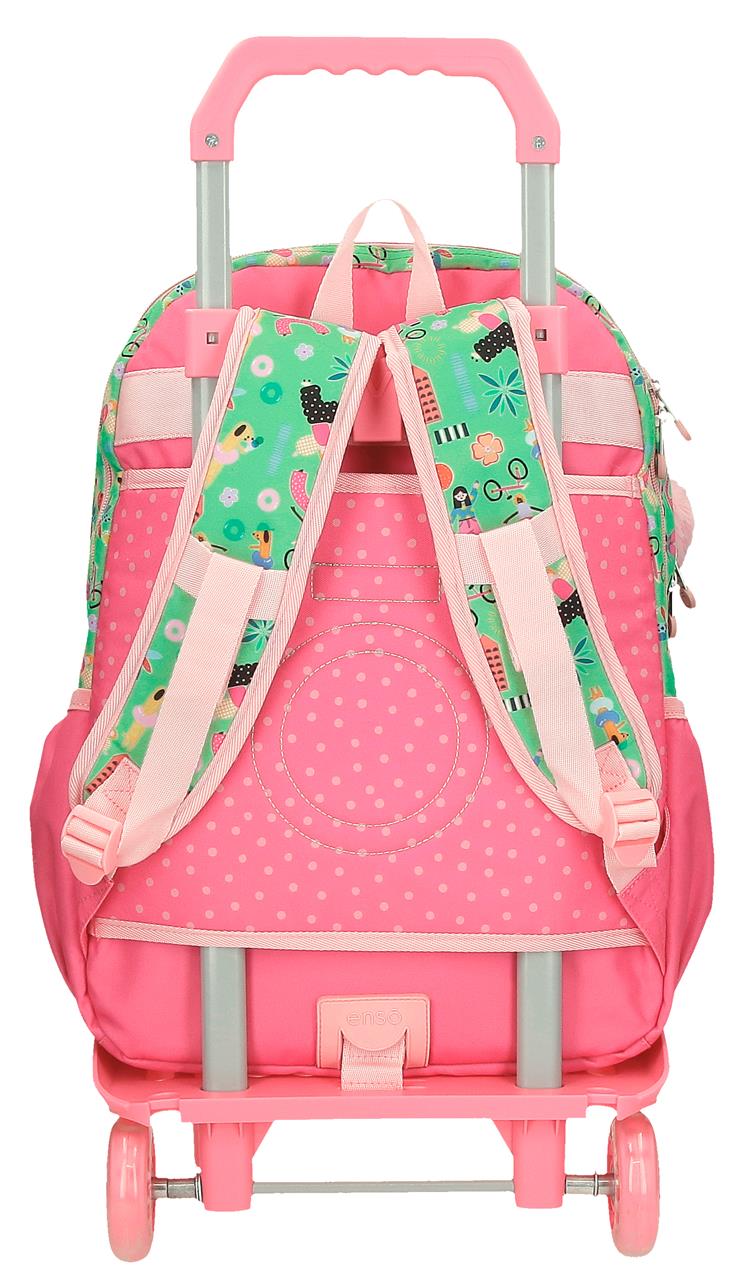 96626T1 Adapte a mochila. 42cm.2c c/carro ENSO GARDEN PARTY