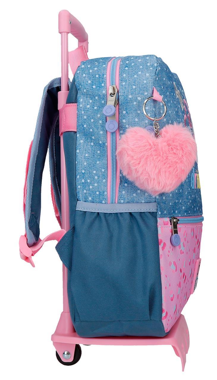 96923T1 MOCHILA ADAP. 32CM. C/CARRO. ENSO DREAMERS