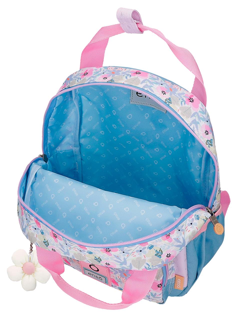 97722t1 Adatta Zackpack. 28 cm. C/auto. ENSO Pieno di fiori
