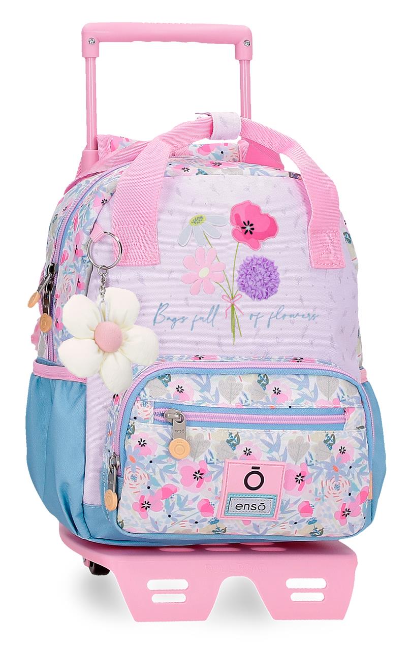 97722t1 Adatta Zackpack. 28 cm. C/auto. ENSO Pieno di fiori