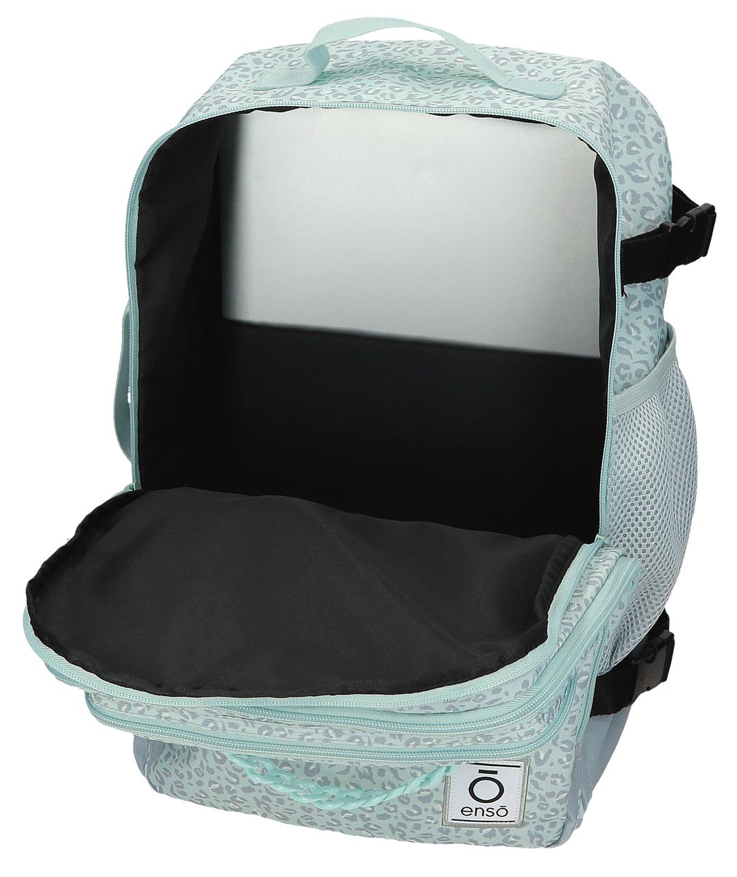 9872626 BACKPACK 40CM. ENSO FLEUR FELINE