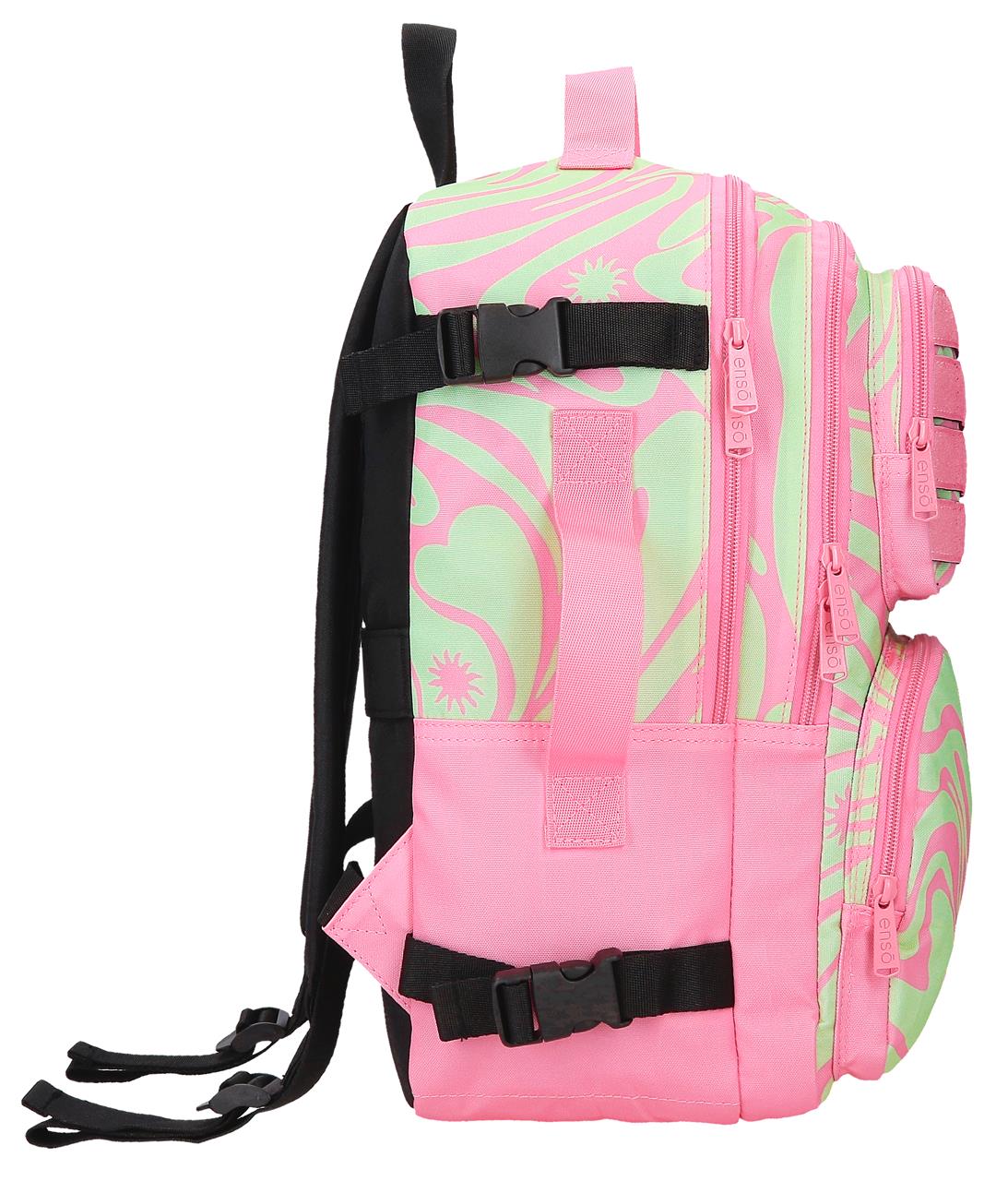 9872623 Backpack 40cm. ENSO Fleur Psychedelic