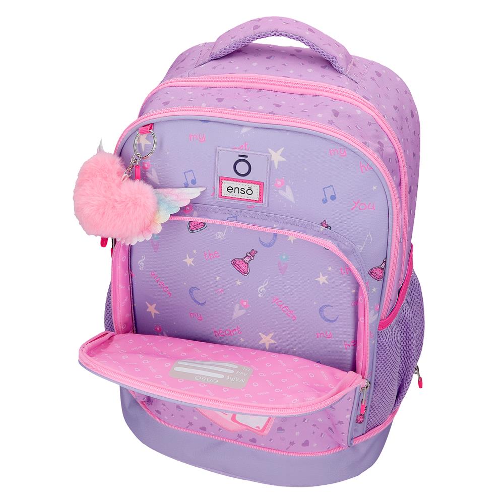 9952921 BACKPACK COMPACT DESM. 2R. ENSO QUEEN OF HEARTS