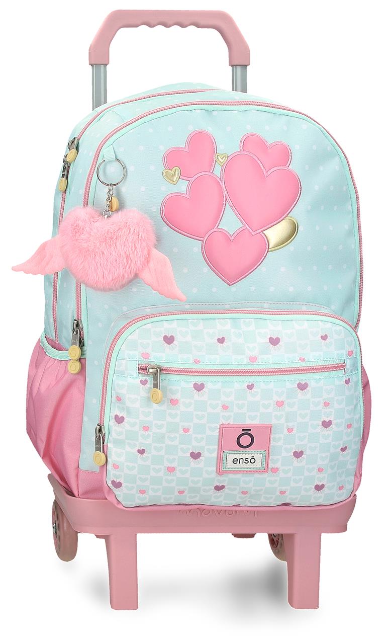 99626T1 ADAP BACKPACK. 44CM 2C. C/CARRO. ENSO HEARTS