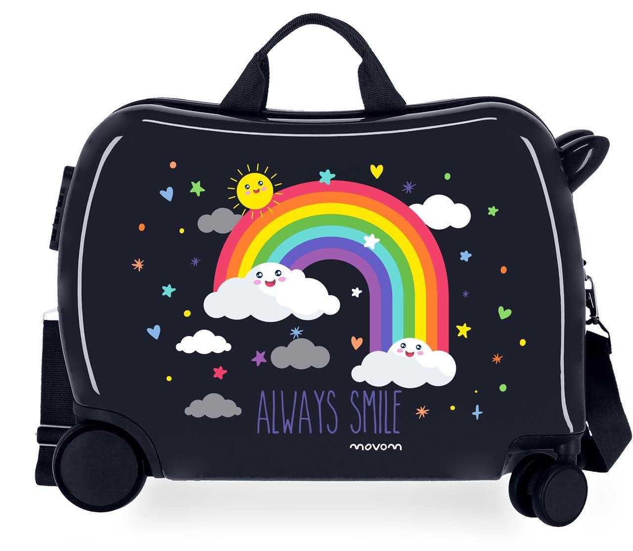 2189823 Maleta INF.ABS 4R.ARCOIRIS MOVOM ALWAYS SMILE MARINE