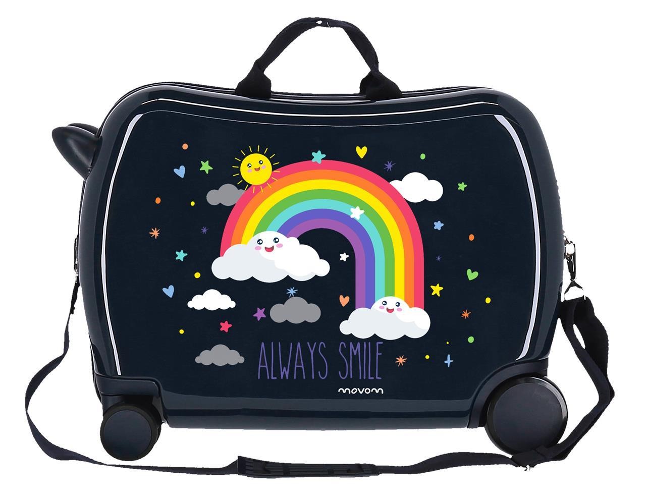 2189823 Maleta INF.ABS 4R.ARCOIRIS MOVOM ALWAYS SMILE MARINE