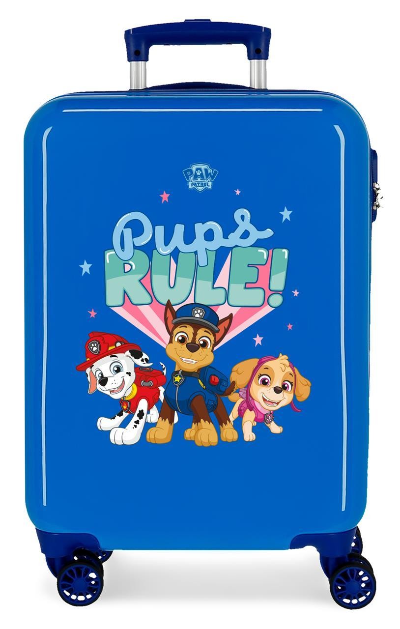 2191726 TROLLEY ABS 55CM.4R PAW PATROL PUPS RULE BLUE