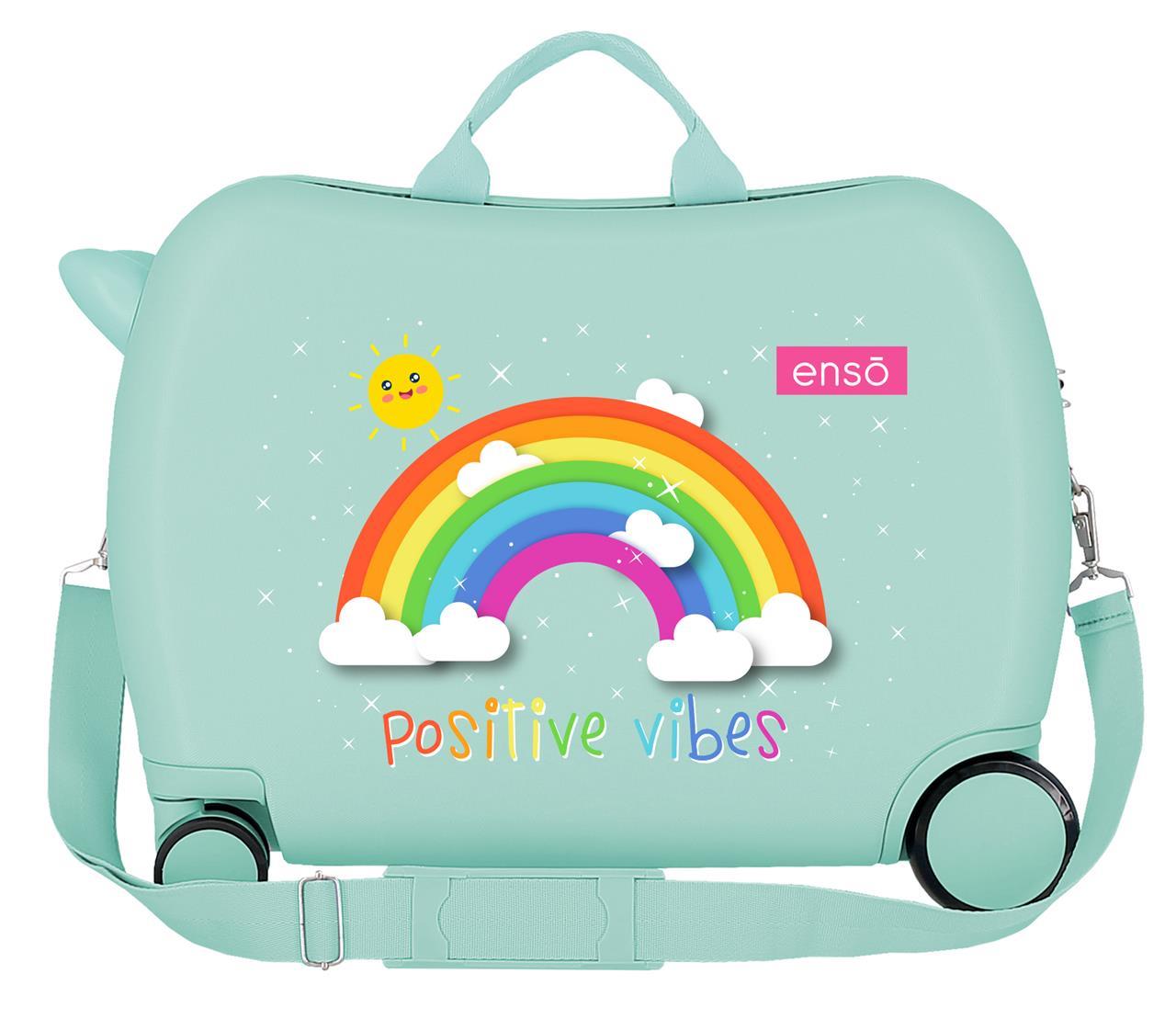 9229821 ABS INF. Kuffert 4 R. (2 MULTI.) 50CM. ENSO RAINBOW POS