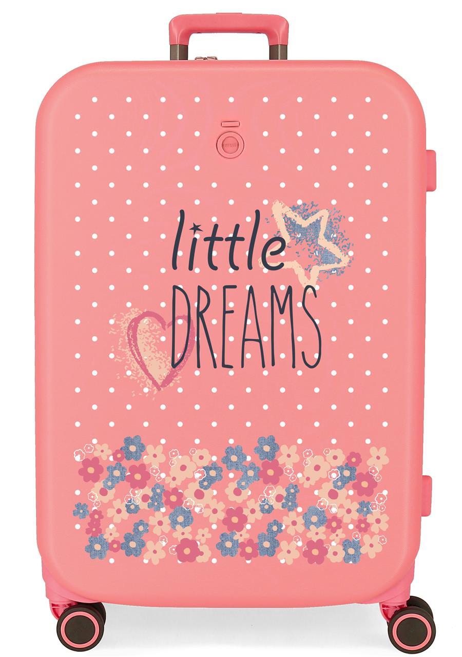 9499222 TROLLEY ABS 70cm. 4r. ENSO LITTLE DREAMS CORAL