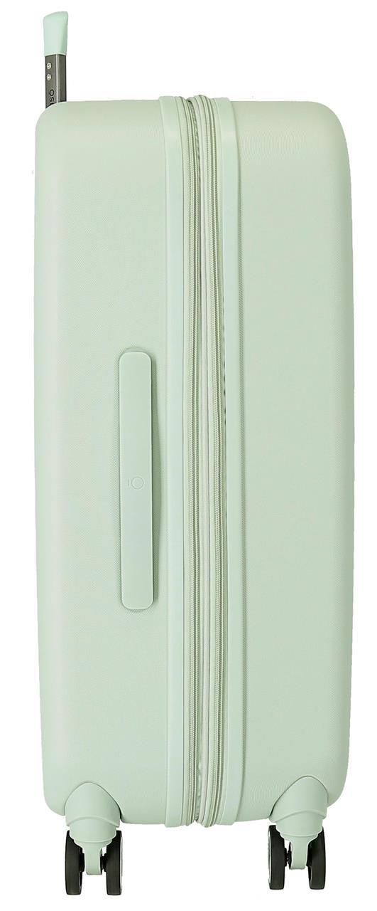 9539224 TROLLEY ABS 70cm. 4r. ENSO CUTE GIRL Mint green