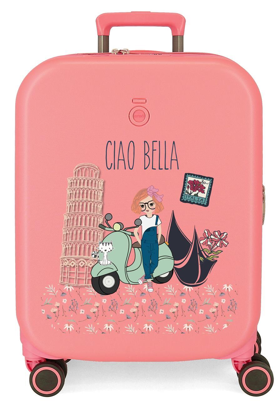 9578622 TROLLEY ABS 55CM. C/exp. 4r. ENSO CIAO BELLA CORAL