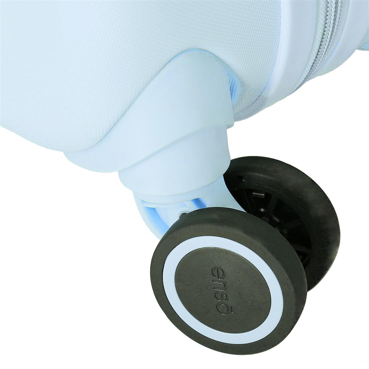 9629121 TROLLEY ABS 55CM. 4R. ENSO ANNIE TURQUESA