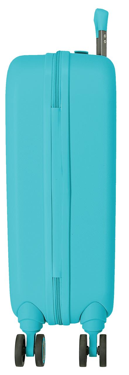 9629127 TROLLEY ABS 55CM. 4R. ENSO ANNIE AZUL TURQUESA