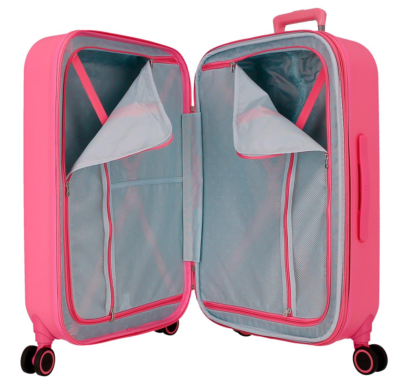 9629525 SET/2 TROLLEY ABS 55-70CM. 4r. ENSO Annie Fuchsia