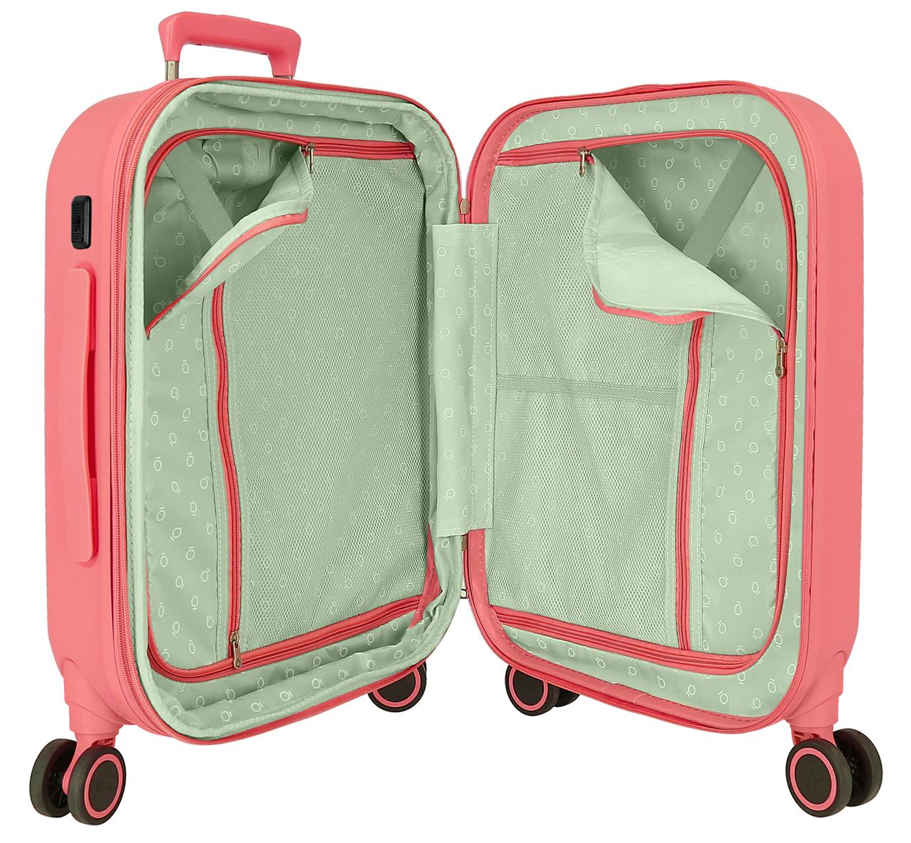 9938621 TROLLEY ABS 55CM.C/EXP. 4R. ENSO KORALOWA STREFA DZIEWCZYNY