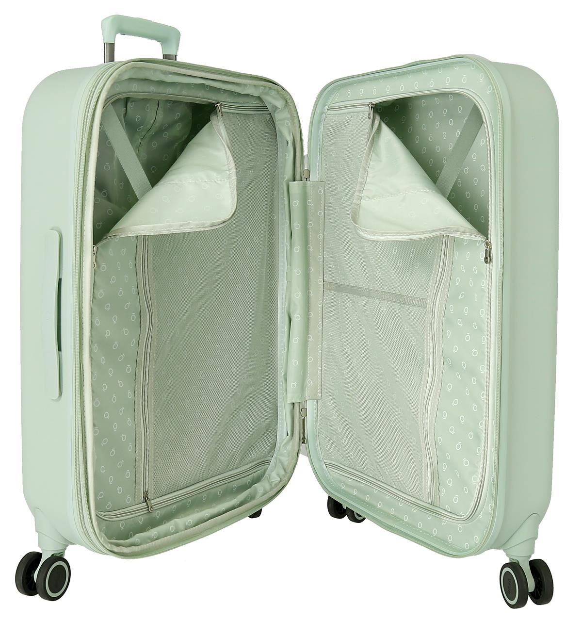 9969521 SET/2 TROLLEY ABS 55-70CM.4R. ENSO COEURS MENTHE