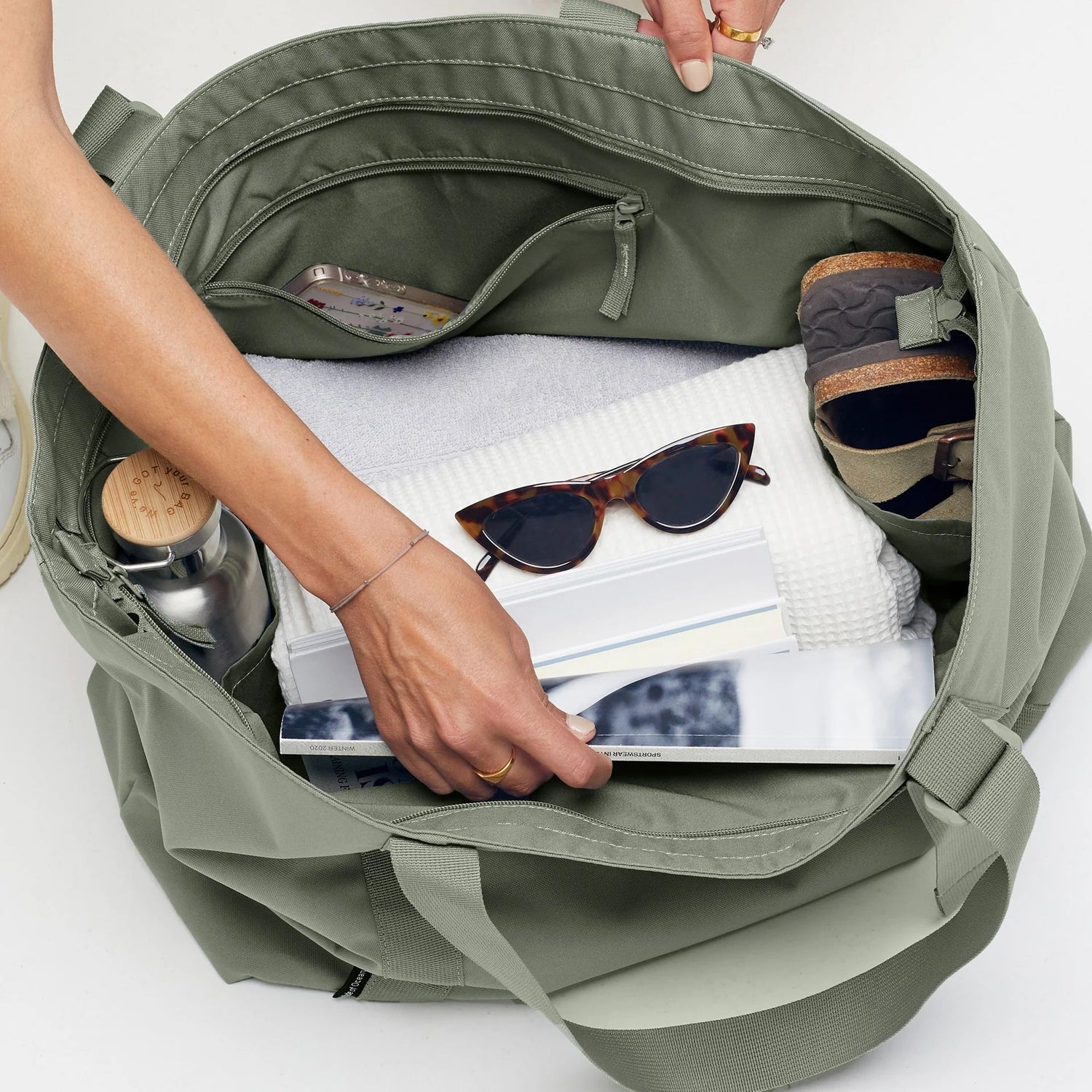 GOT BAG TOTE BAG LARGE MONOCHROME