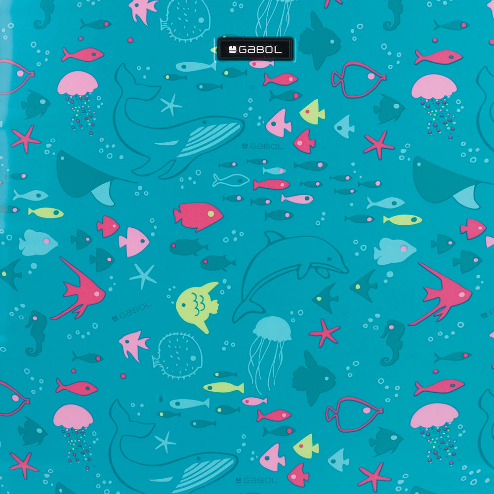 GABOL LOT DE 2 VALISES CABINE ET MEDIUM ACQUA