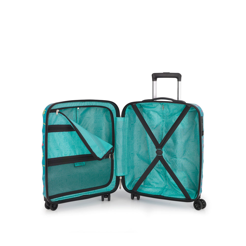 GABOL CABIN AND MEDIUM SUITCASE SET AND NECESER ACQUA