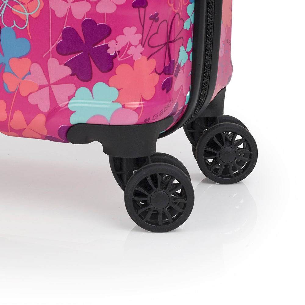 GABOL SET OF 2 CLOVER CABIN AND MEDIUM SUITCASES