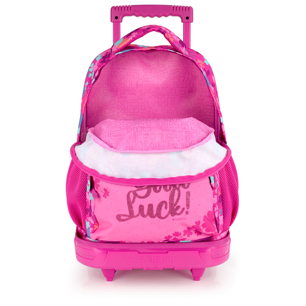 Zaino con ruote rimovibili trifoglio