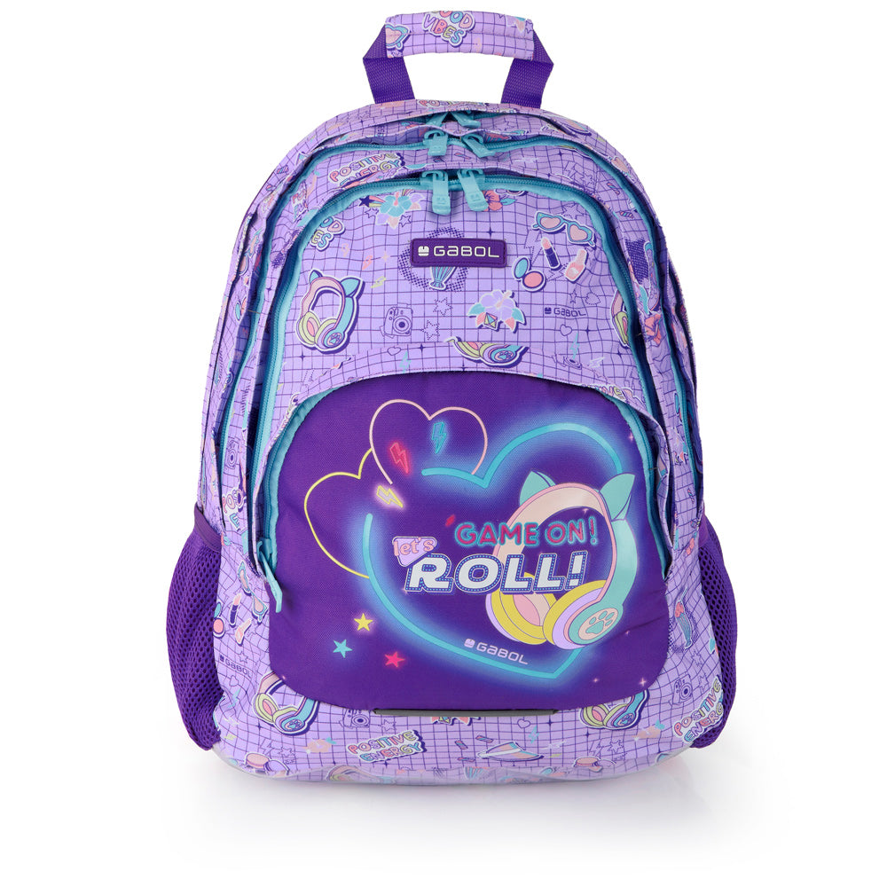 GABOL MOCHILA ESCOLAR CON 3 DEPARTAMENTOS FUNNY