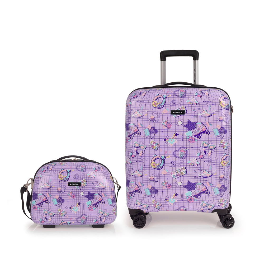 GABOL JEU DE Valise cabine et NECESER DRÔLE