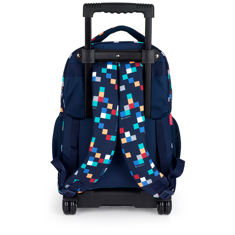 GABOL MOCHILA ESCOLAR CON RUEDAS CUBIK