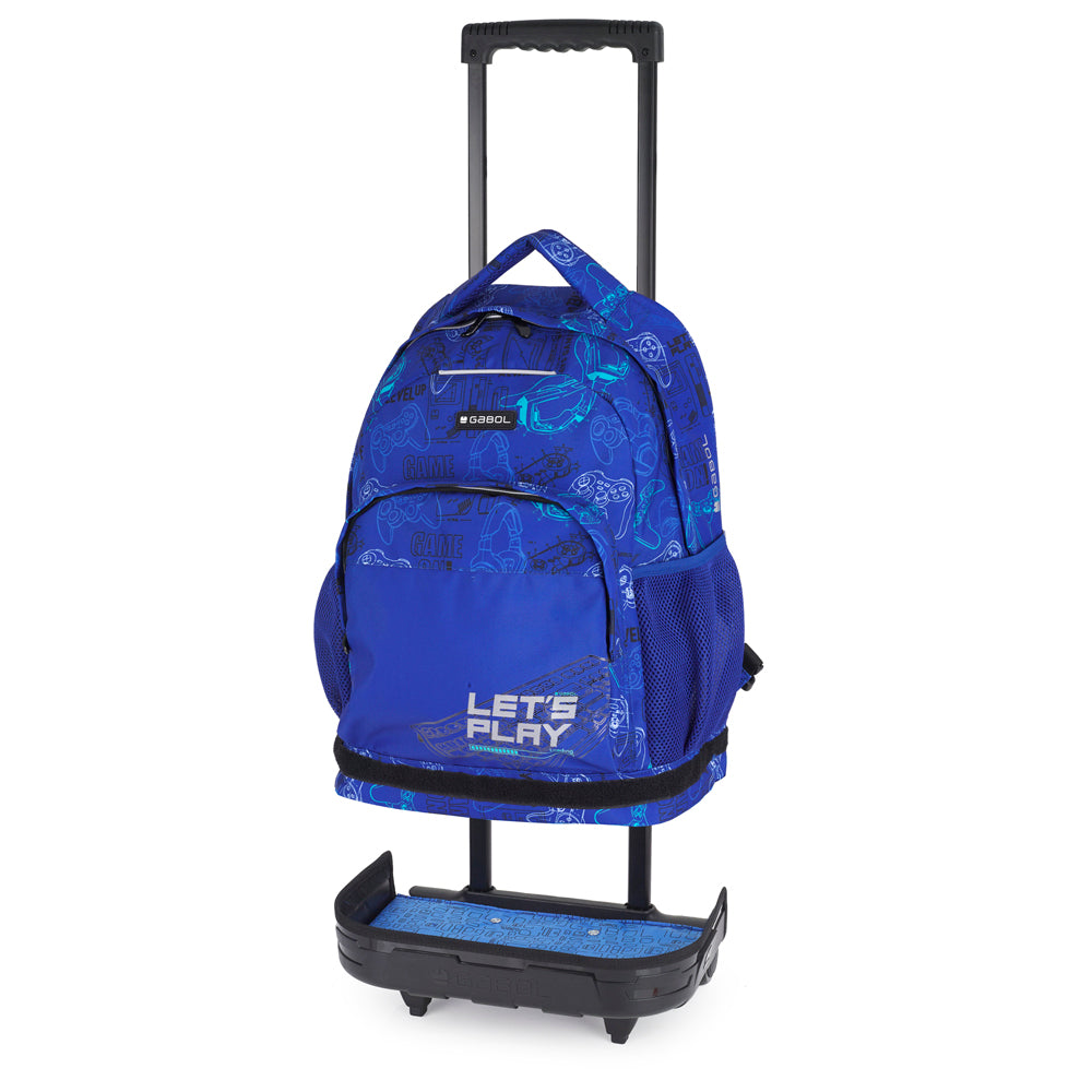 GABOL MOCHILA ESCOLAR CON RUEDAS DESMONTABLE GAMING