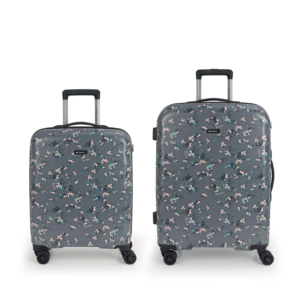 GABOL SET OF 2 CABIN AND MEDIUM SUITCASES SECRET