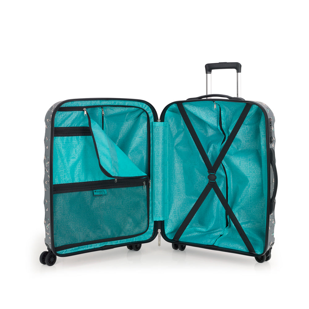 GABOL CABIN AND MEDIUM SUITCASE SET AND NECESER SECRET