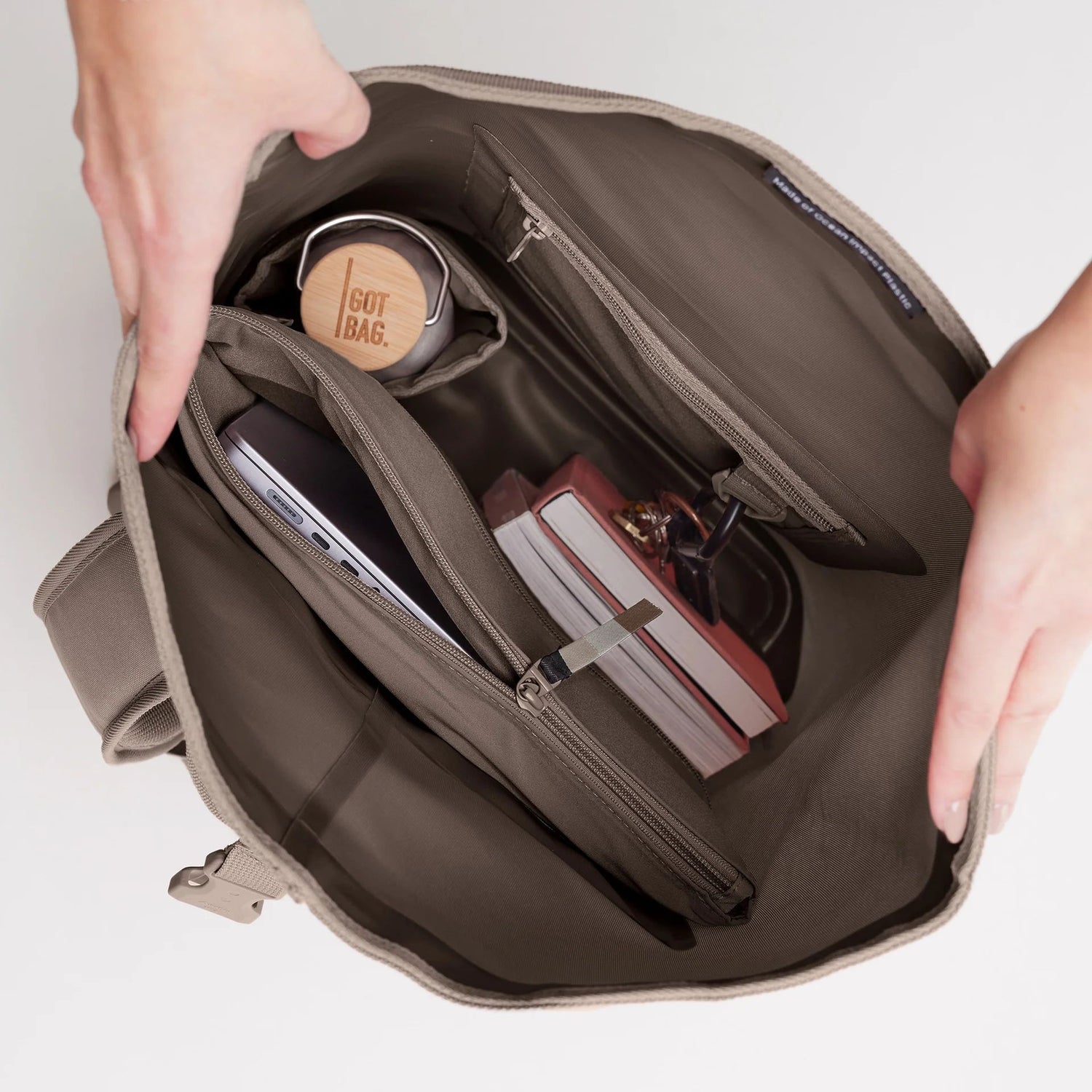 GOT BAG Backpack ROLLTOP 2.0 monochrome