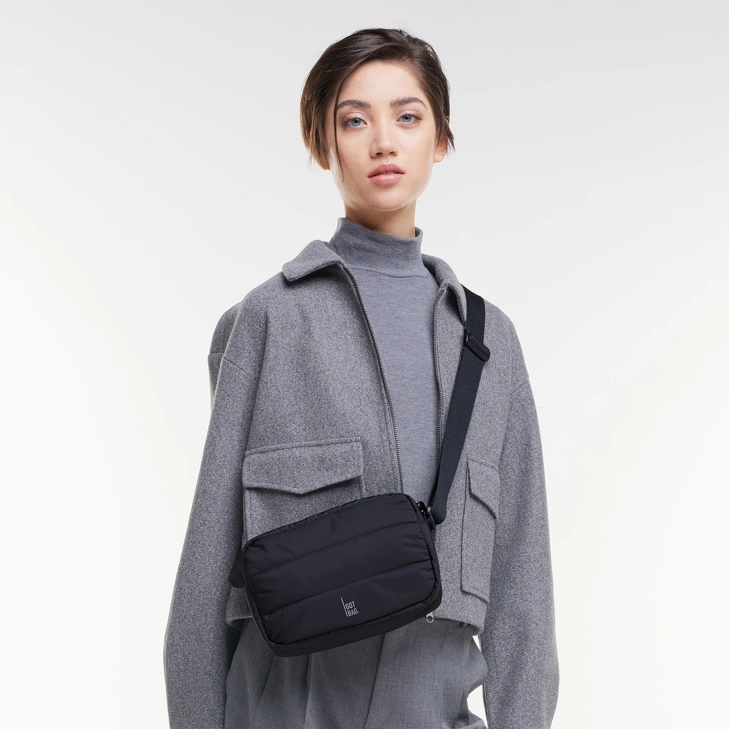 GOT BAG PUFFER CROSSBODY BAG MONOCHROME