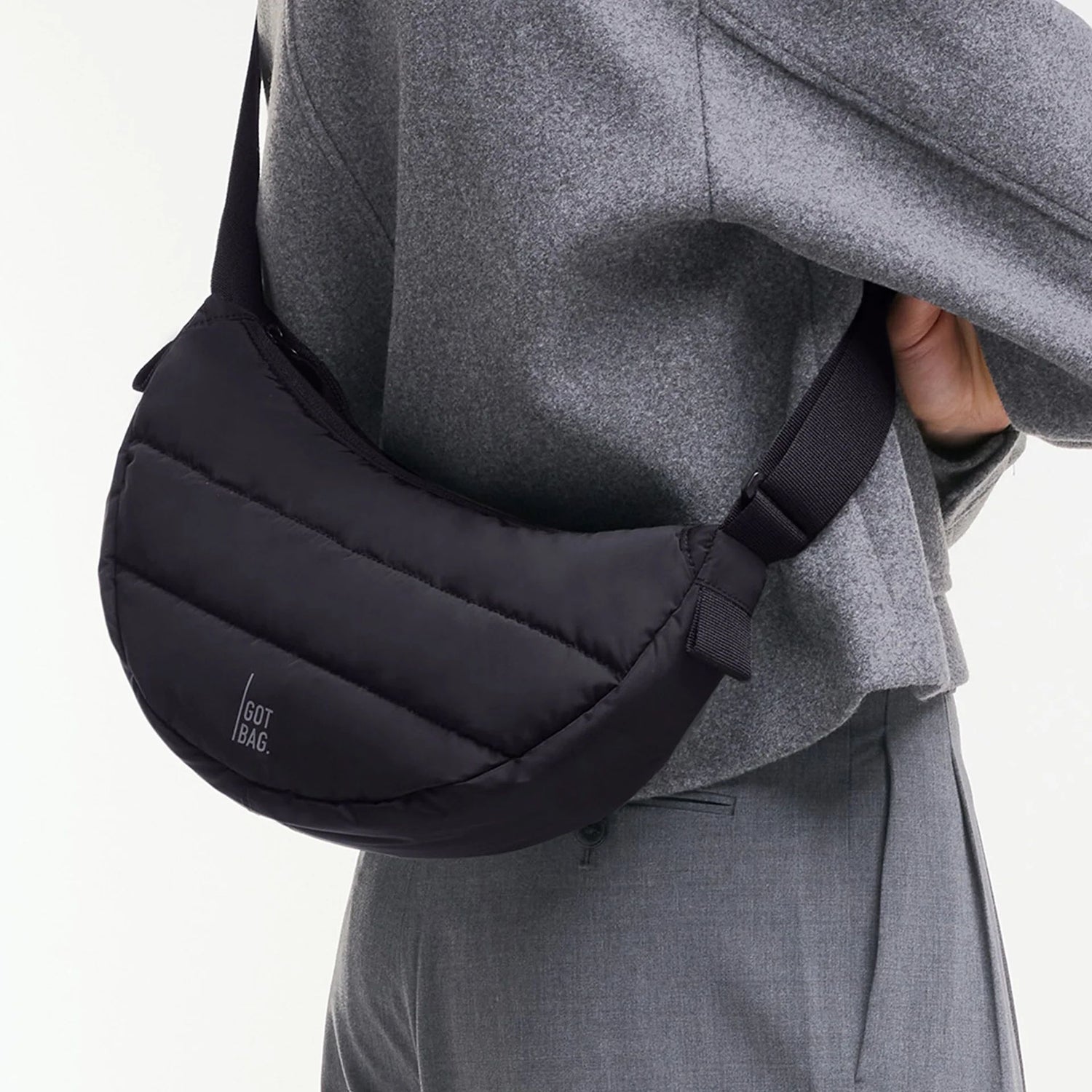 Ich habe Sack Puffer Mondtasche klein