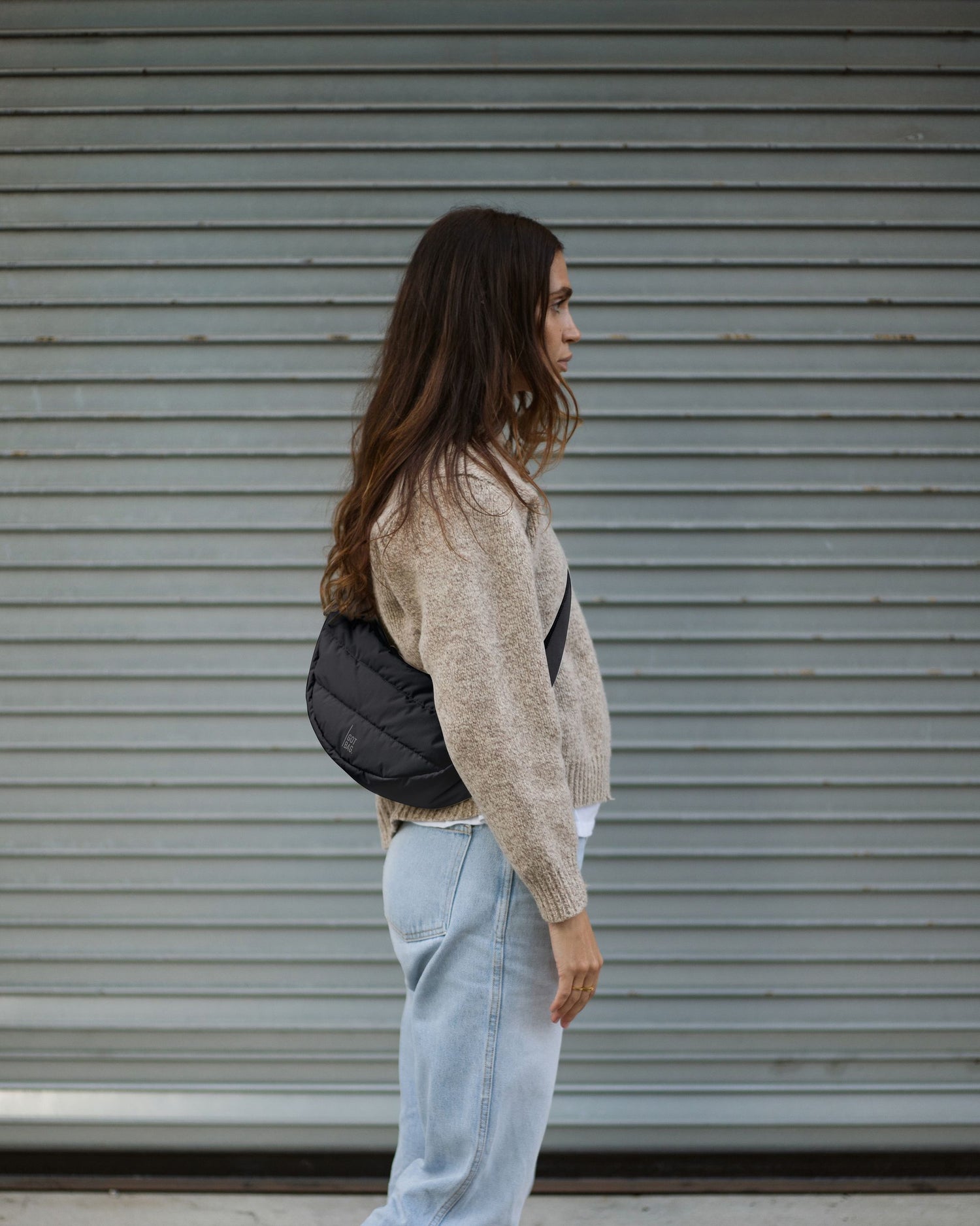 Ich habe Sack Puffer Mondtasche klein