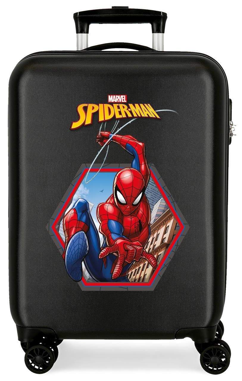 2411765 TROLLEY ABS 55CM.4R.SPIDERMAN GEO BLACK