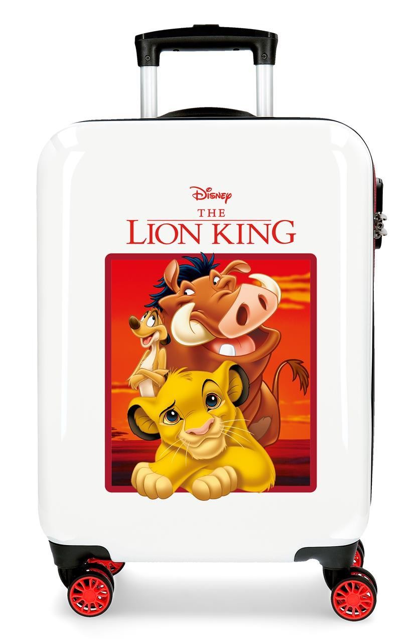 2448761 TROLLEY ABS 55CM.4R,THE LION KING RED
