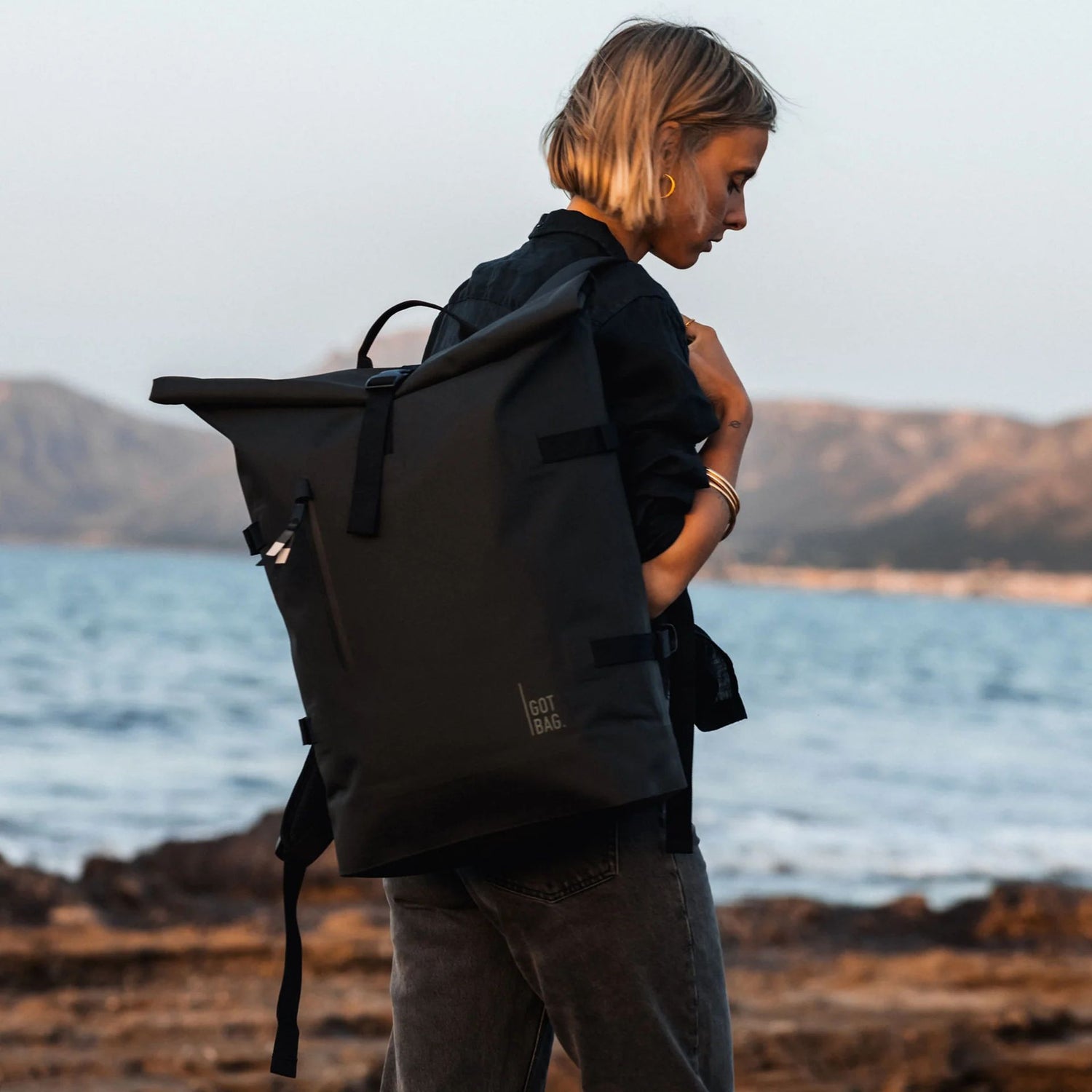 GOT BAG Backpack ROLLTOP 2.0 monochrome