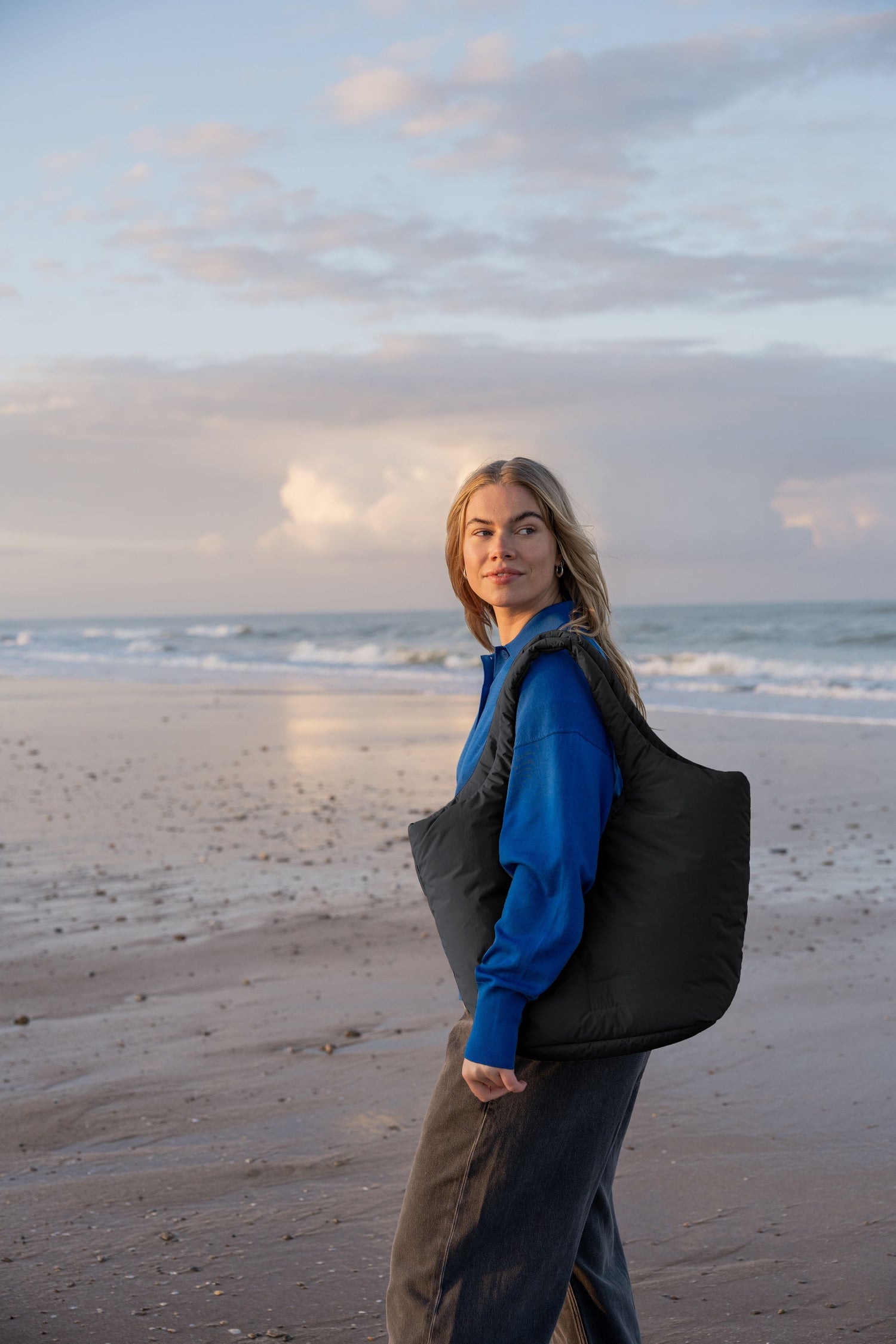 GOT BAG CLOUD TOTE BAG MONOCHROME