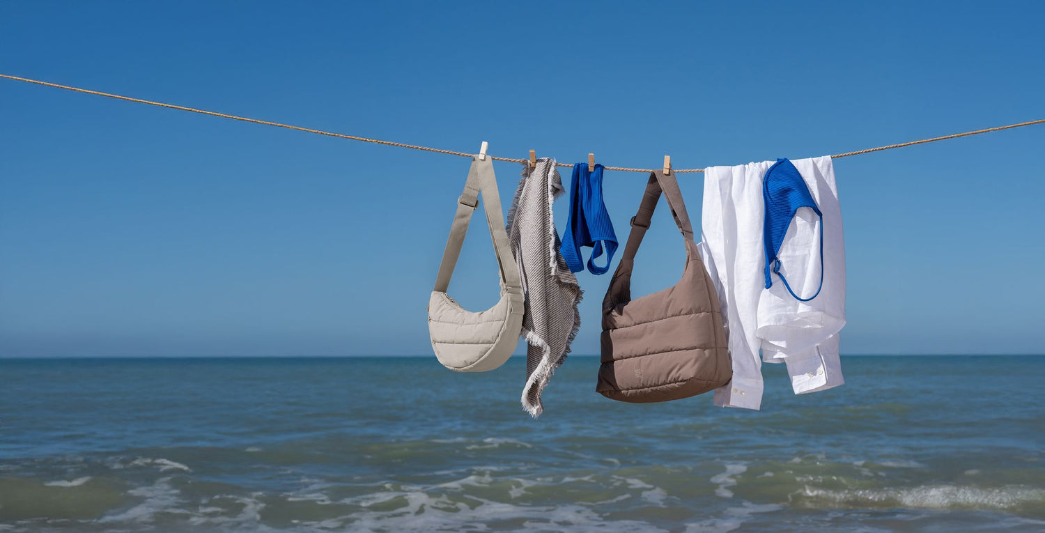 GOT BAG PUFFER SQUARE BAG LARGE MONOCHROME