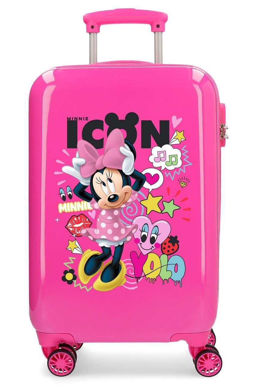 2561461 Trolley ABS 55 cm.4R.Enjoy Minnie Icon