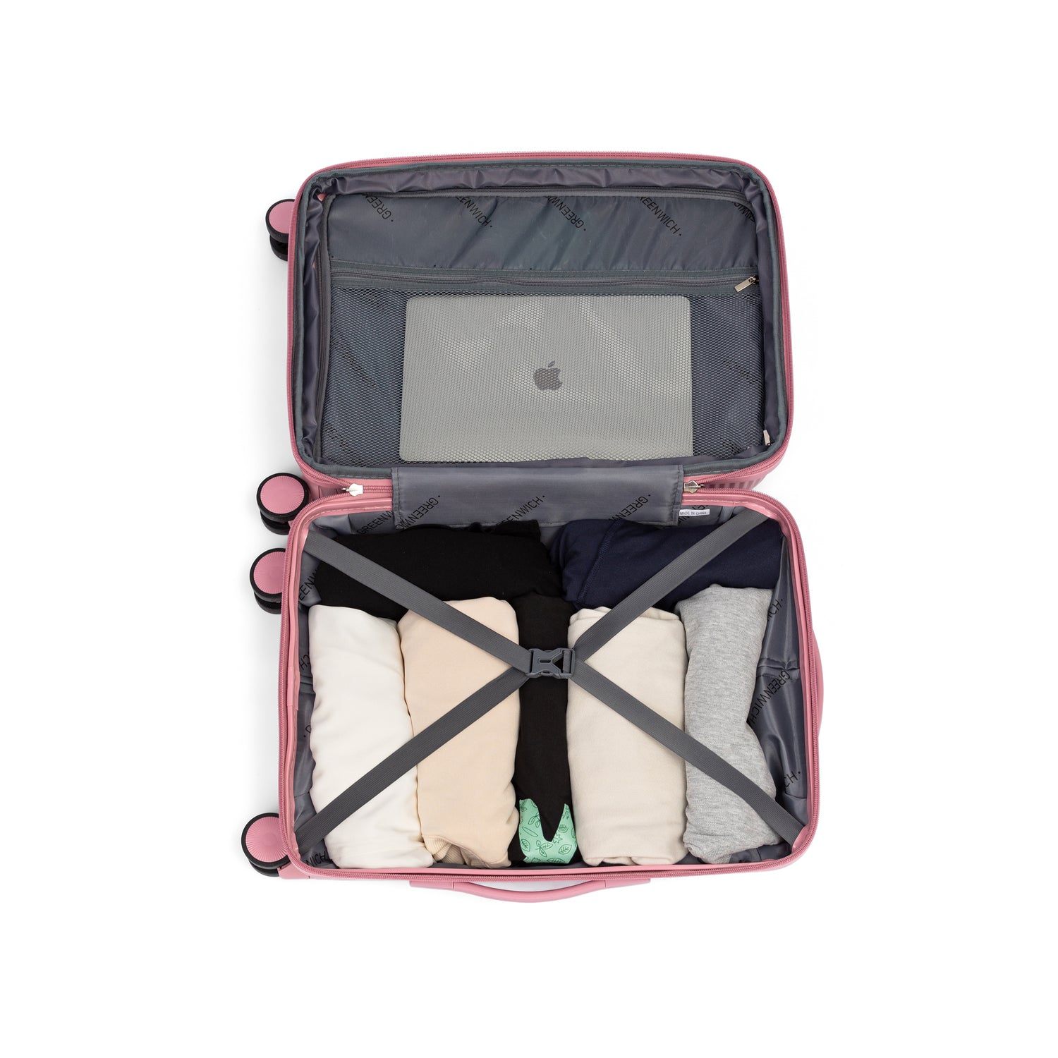 GREENWICH Gemiddelde koffer met EXTENSIBLE ARUBA 66CM