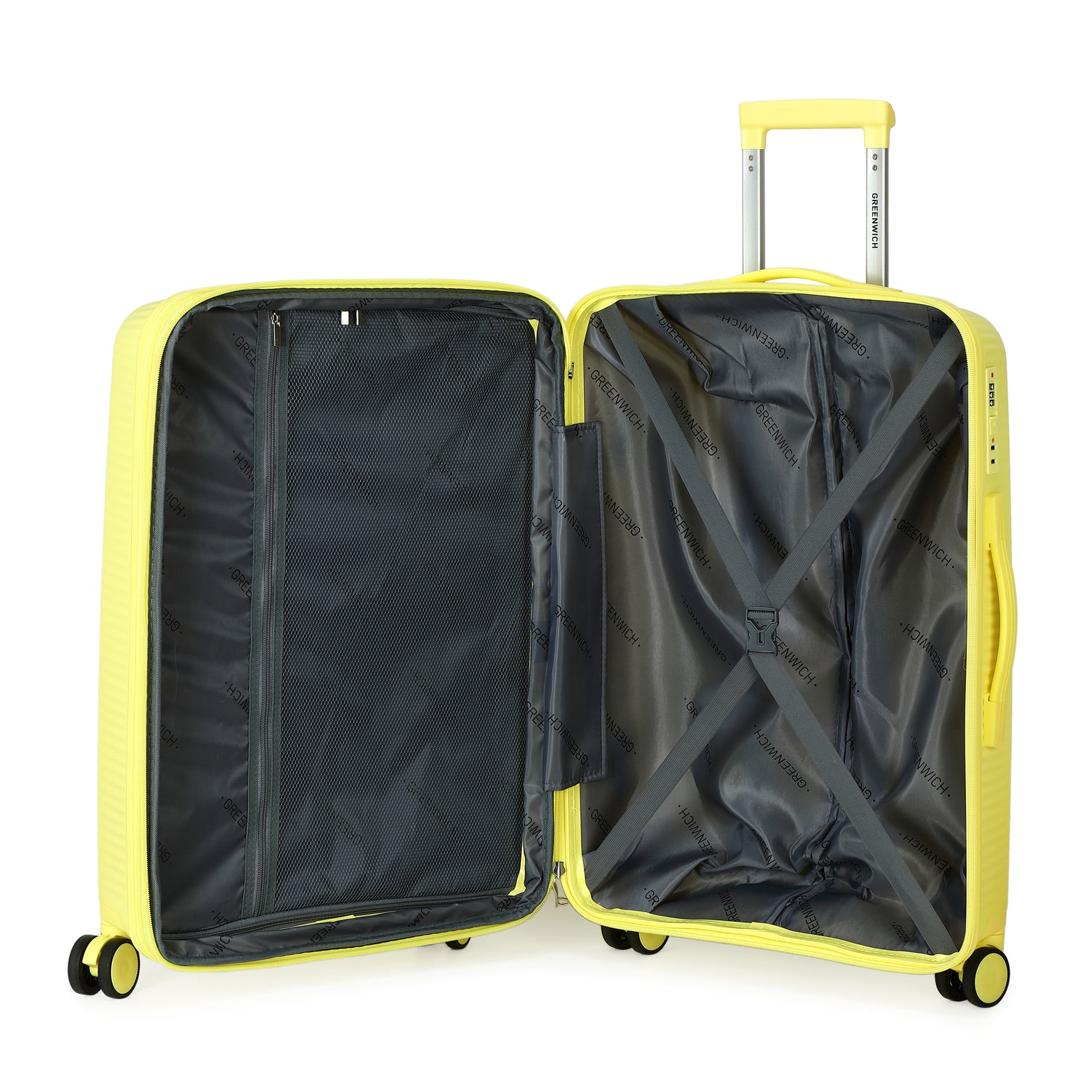 GREENWICH Medium suitcase with EXTENSIBLE ARUBA 66CM