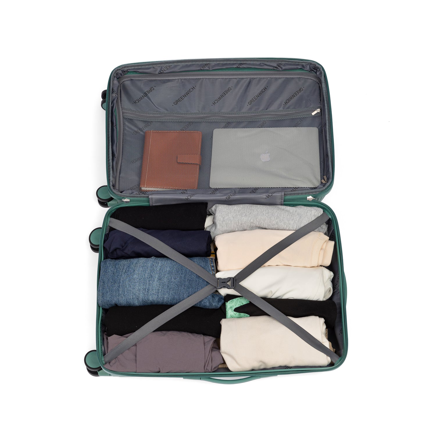 GREENWICH SET Van koffers met EXTENSIBLE ARUBA